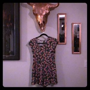 Soft, cute, and airy floral romper.